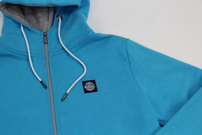 CHATHAM FULL ZIP 300GRM FLEECE HOOD ML301373 TURQUOISE