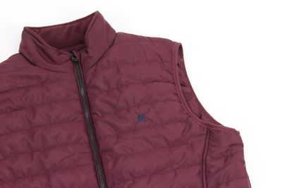 TREK PADDED BUBBLE GILET BURGUNDY ML371451
