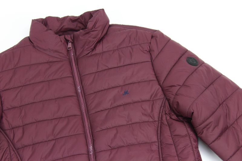 ML372459 VISTA NYLON PADDED BUBBLE JKT BURGUNDY
