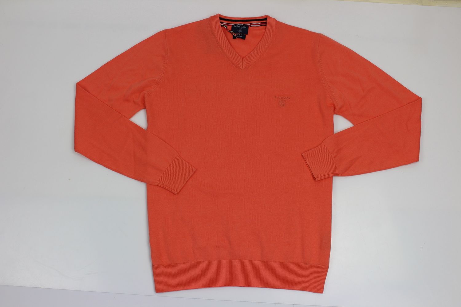 123 1032 LA SQUADRA V NECK KNITWEAR CORAIL