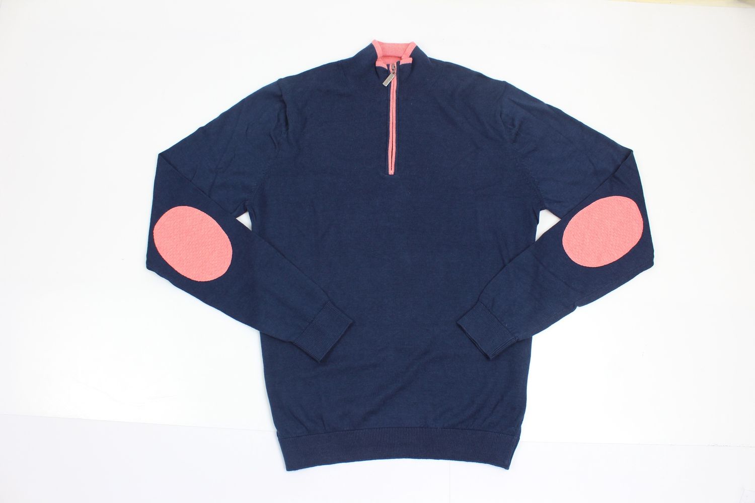 123 1047 LA SQUADRA 1/4 ZIP INDIGO