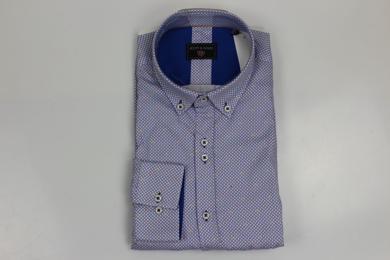 SCOTT &amp; WADE SWLS5336 SAGRES LS SHIRT MULTI PRINT