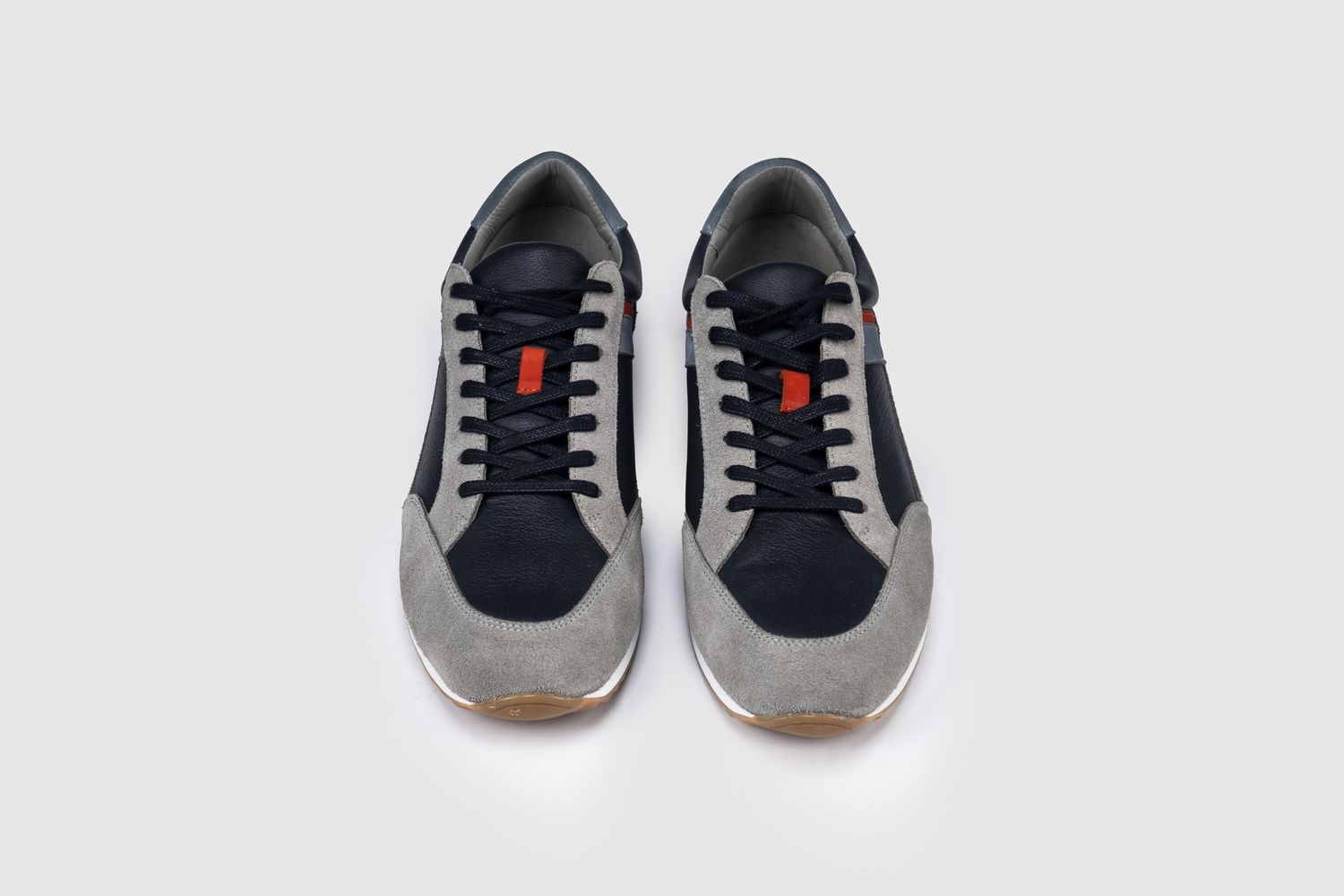 SWIFT PANELLED TRAINER NAVY/ORANGE 21063