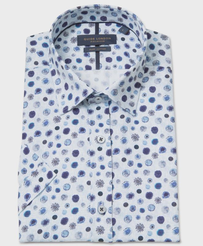 GUIDE S/S SHIRT HS2856 BLUE