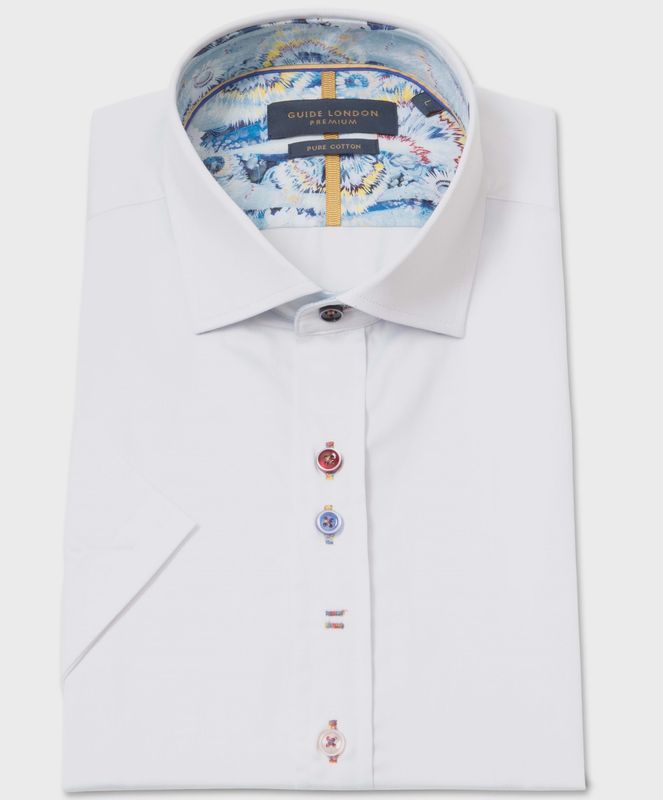 GUIDE S/S SHIRT HS2882 WHITE