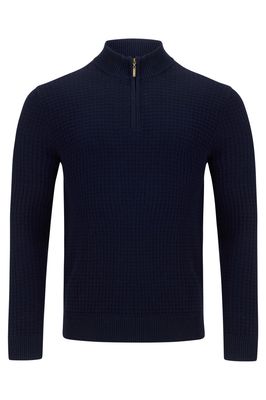 BENETTI ELLIS 1/4 ZIP NAVY
