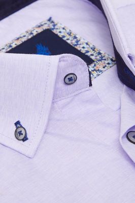 BENETTI MENS S/S SHIRT MARTIN MODERN FIT LILAC