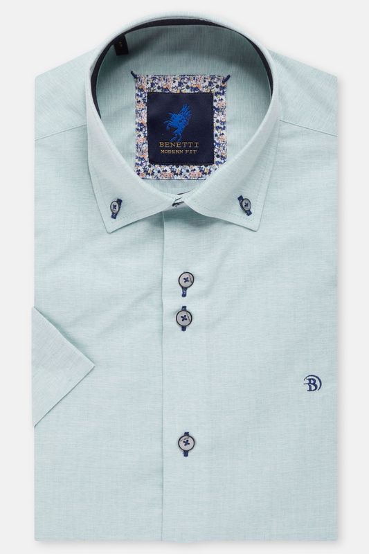 BENETTI MENS S/S SHIRT MARTIN MODERN FIT MINT