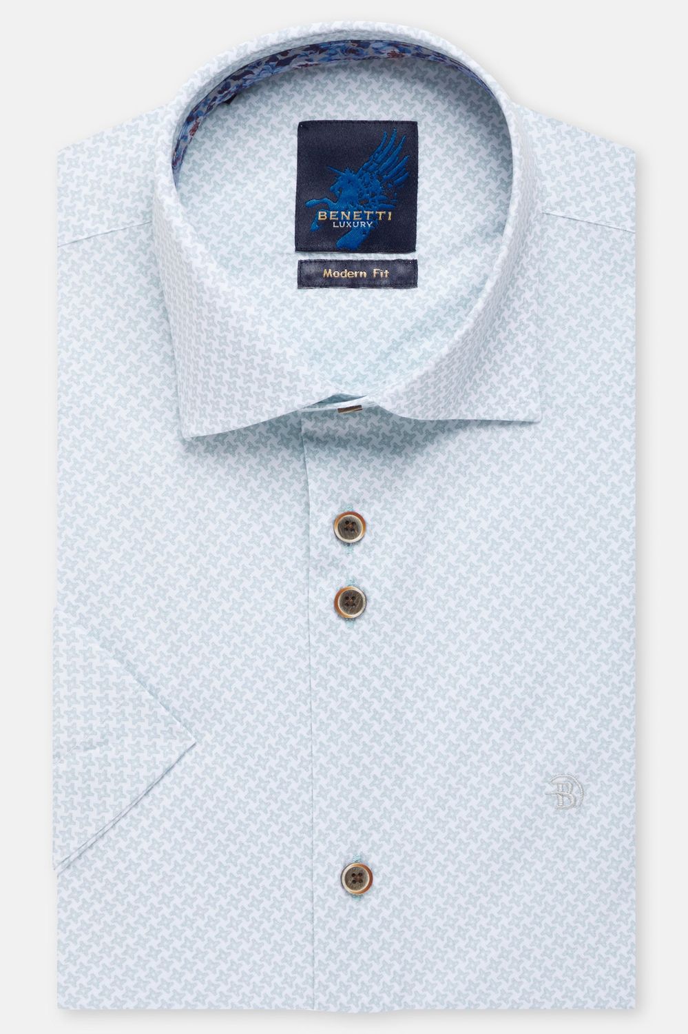 BENETTI MENS S/S SHIRT JULIUS MINT