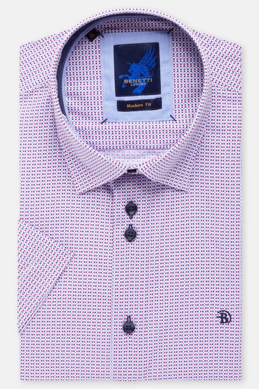 BENETTI MENS S/S SHIRT DALLAS RED