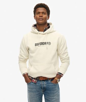 SUPERDRY UTILITY SPORT HOOD NEW CHALK WHITE M2014037A
