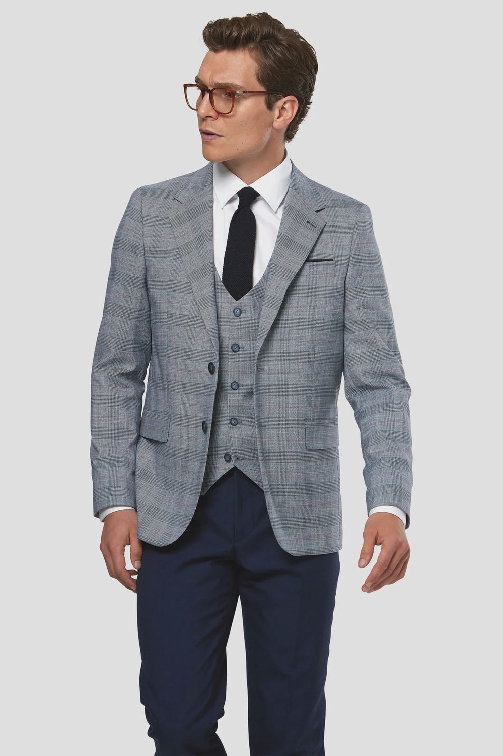 MANGUSTA TAILORED FIT WAISTCOAT ICE