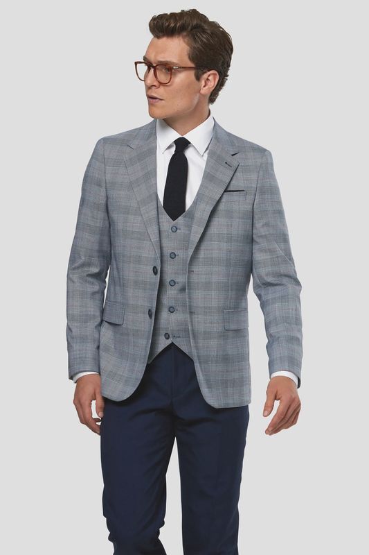 MANGUSTA TAILORED FIT WAISTCOAT ICE