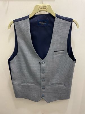 CHRISTY TAILORED FIT WAISTCOAT BLUE