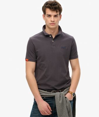 SUPERDRY VINT DESTROY POLO DESTROY GRAPHIC BLACK  M1110439A