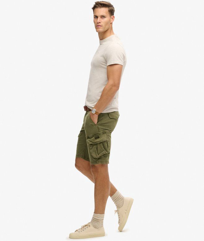 SUPERDRY CORE CARGO SHORT CHIVE GREEN M7110433A