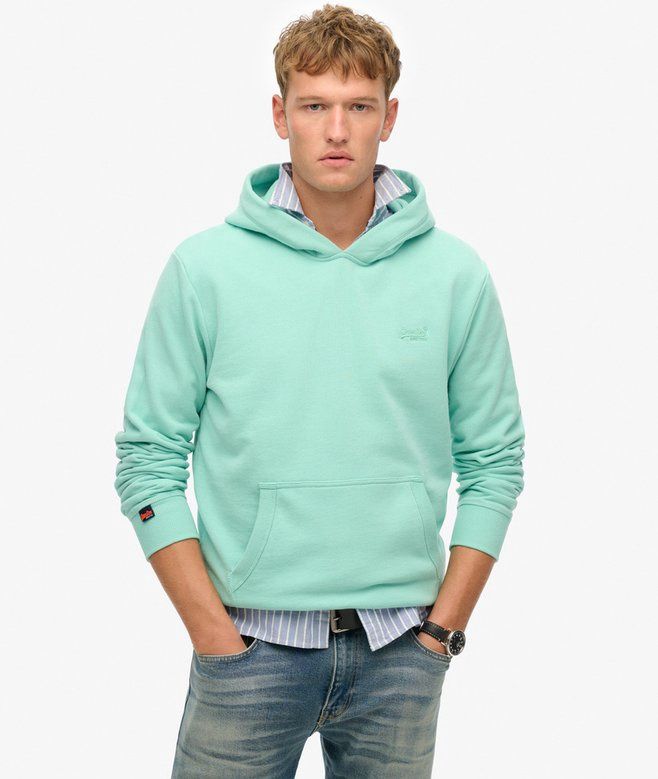SUPERDRY ESSENTIAL LOGO HOODIE HB SPEARMINT LIGHT GREEN M2014168A