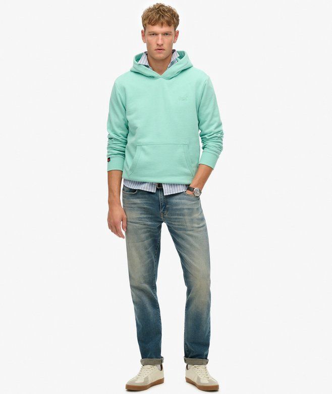 SUPERDRY ESSENTIAL LOGO HOODIE HB SPEARMINT LIGHT GREEN M2014168A