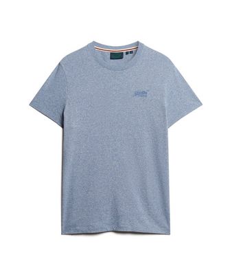 SUPERDRY ESSENTIAL LOGO EMB TEE BAY BLUE MARL M1011245A
