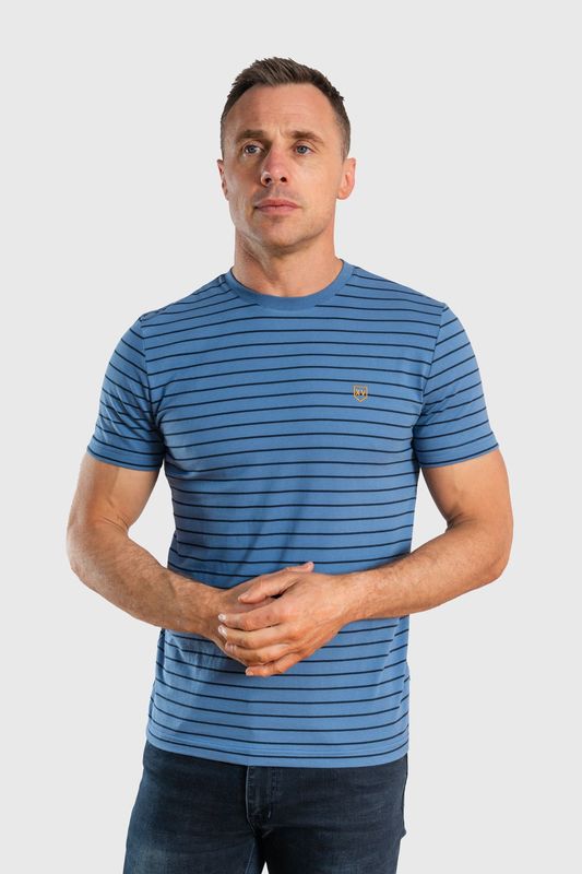 LONGHORNS TEE NEAR DENIM STRIPE