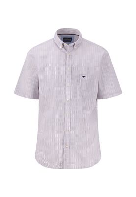 1504 6121 FYNCH HATTON SHIRT COL  461  MINIMAL POPLIN PRINT PEONY