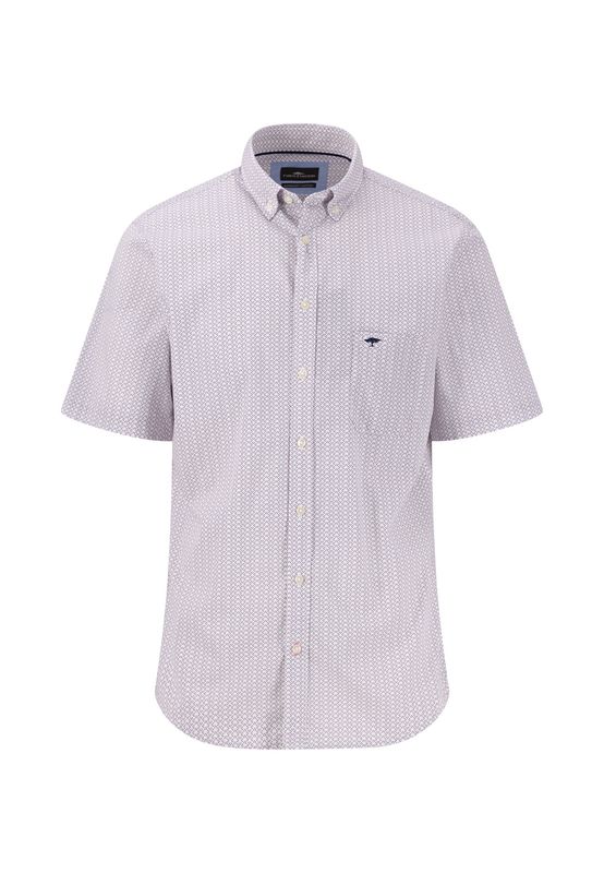 1504 6121 FYNCH HATTON SHIRT COL  461  MINIMAL POPLIN PRINT PEONY