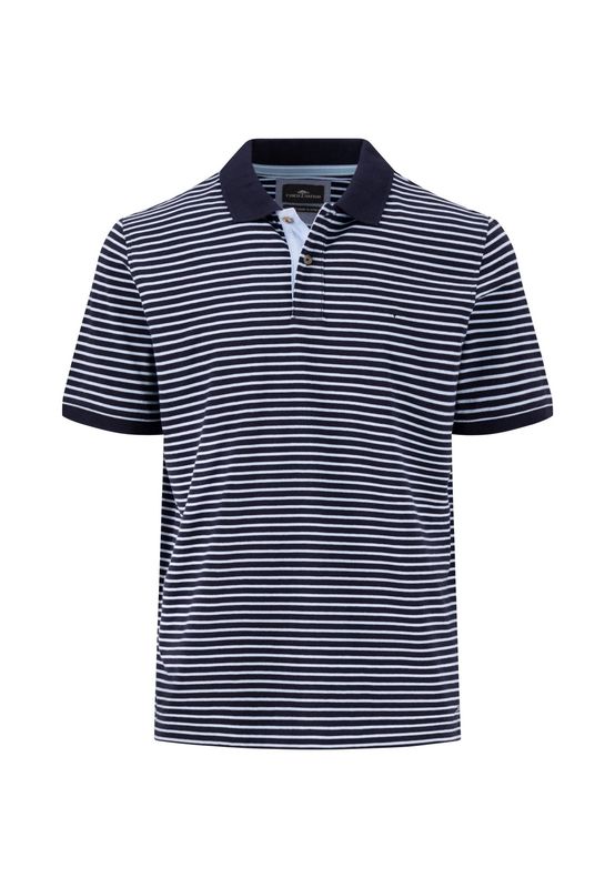 1504 4004 FYNCH HATTON POLO COL 685 STRIPED NAVY