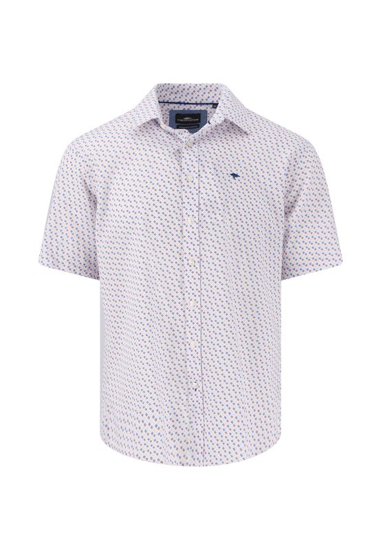 1504 5336 FYNCH HATTON SHIRT COL 461 PRINTS ON STRUCTURE KENT  PEONY