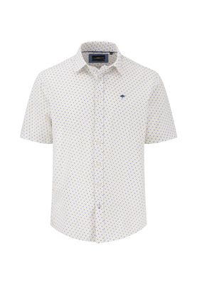 1504 5336 FYNCH HATTON SHIRT COL 112 PRINTS ON STRUCTURE KENT VIVID YELLOW