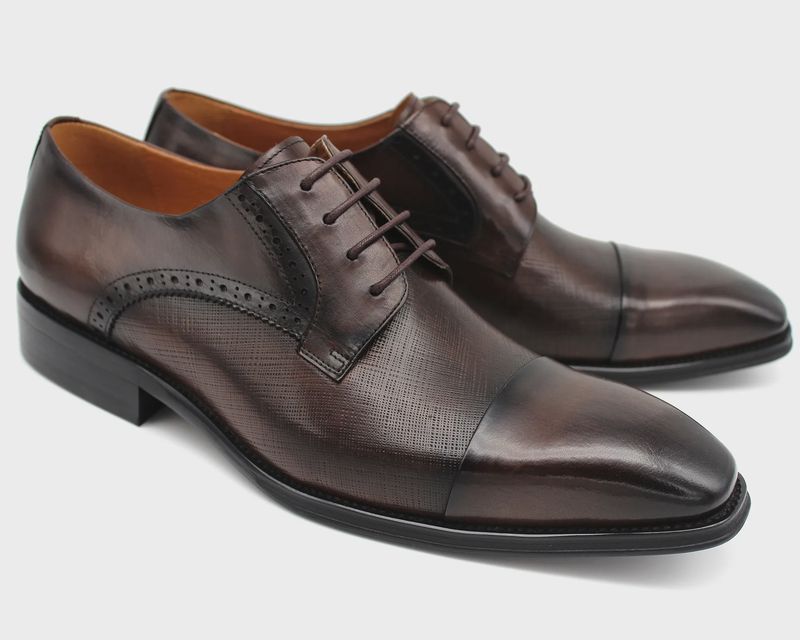 SERGIO DULETTI ERLING SHOE  COFFEE