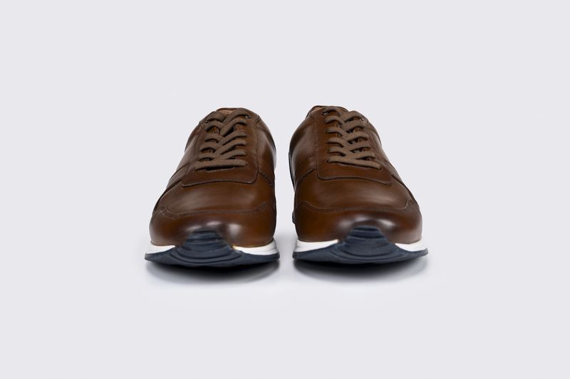OLIVER 21053 LEATHER TRAINER COGNAC