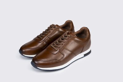 OLIVER 21053 LEATHER TRAINER COGNAC