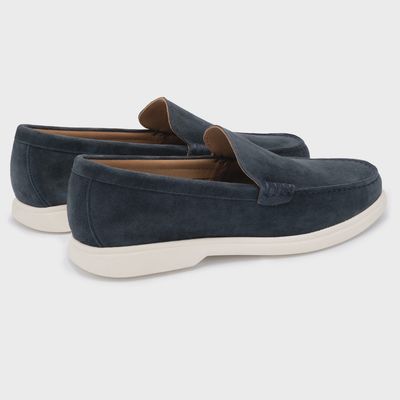 ETHAN NAVY SUEDE LOAFER 49044