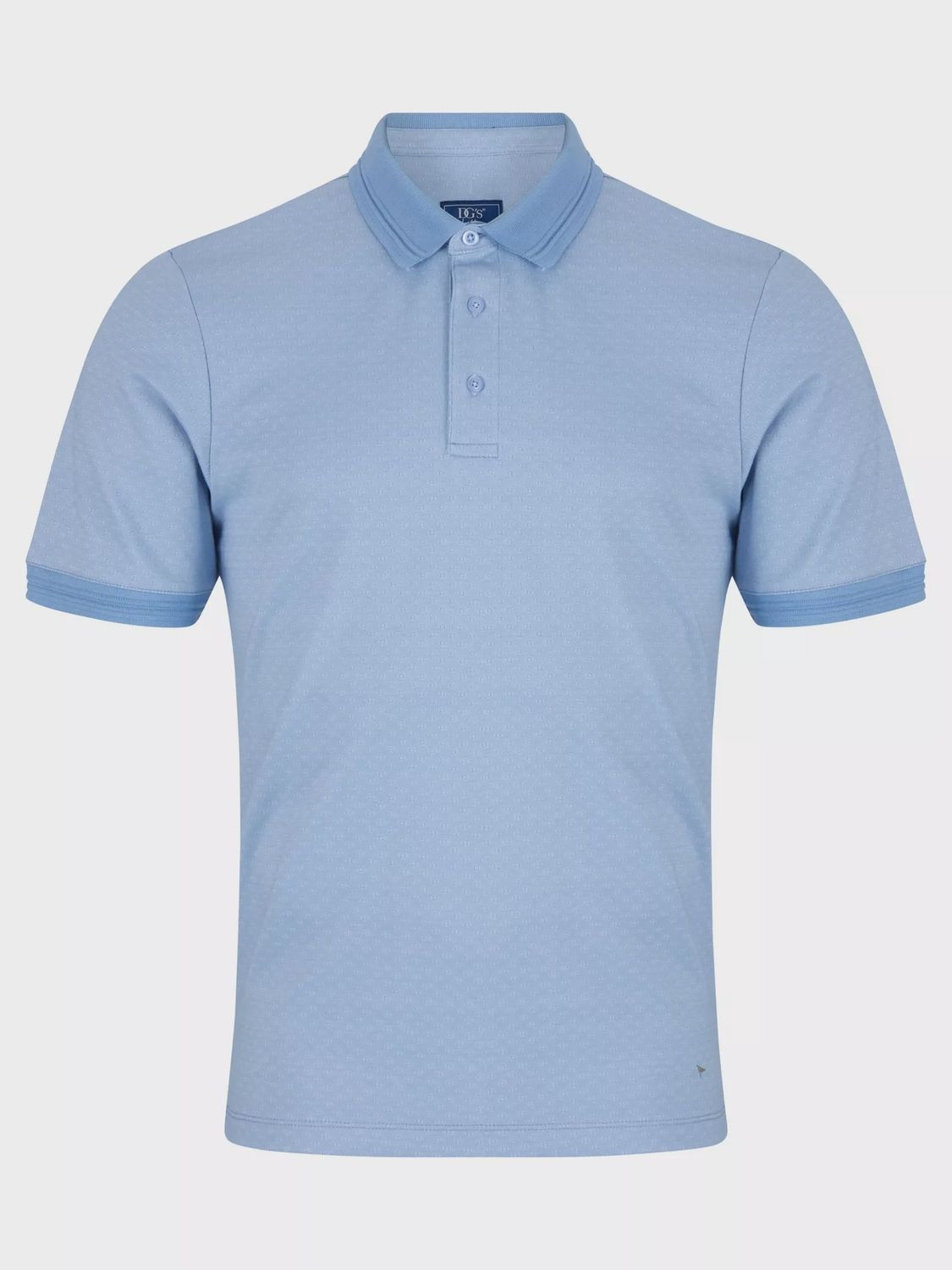 153 55367 SS POLO SHIRT COL 22 LIGHT BLUE