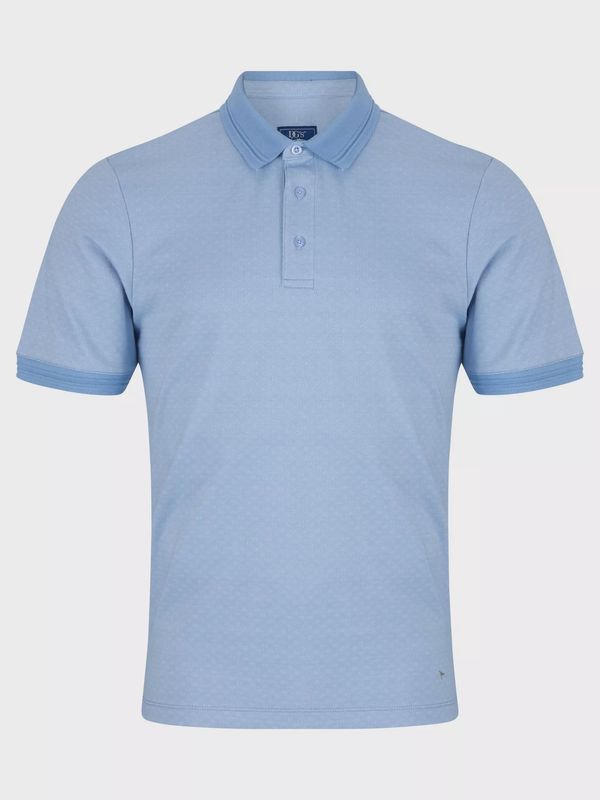 153 55367 SS POLO SHIRT COL 22 LIGHT BLUE