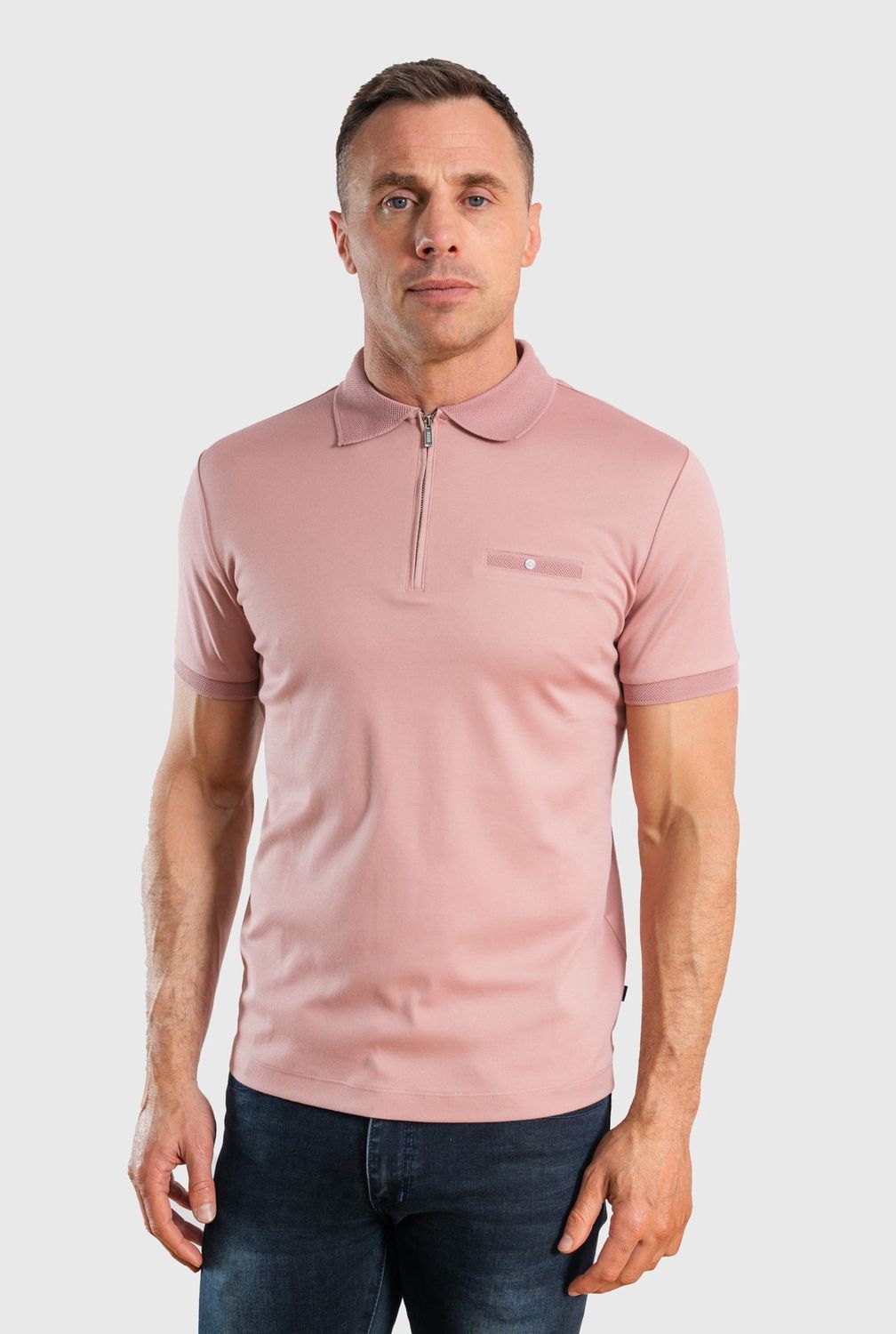 NOTRE DAME ZIP POLO CHARMED