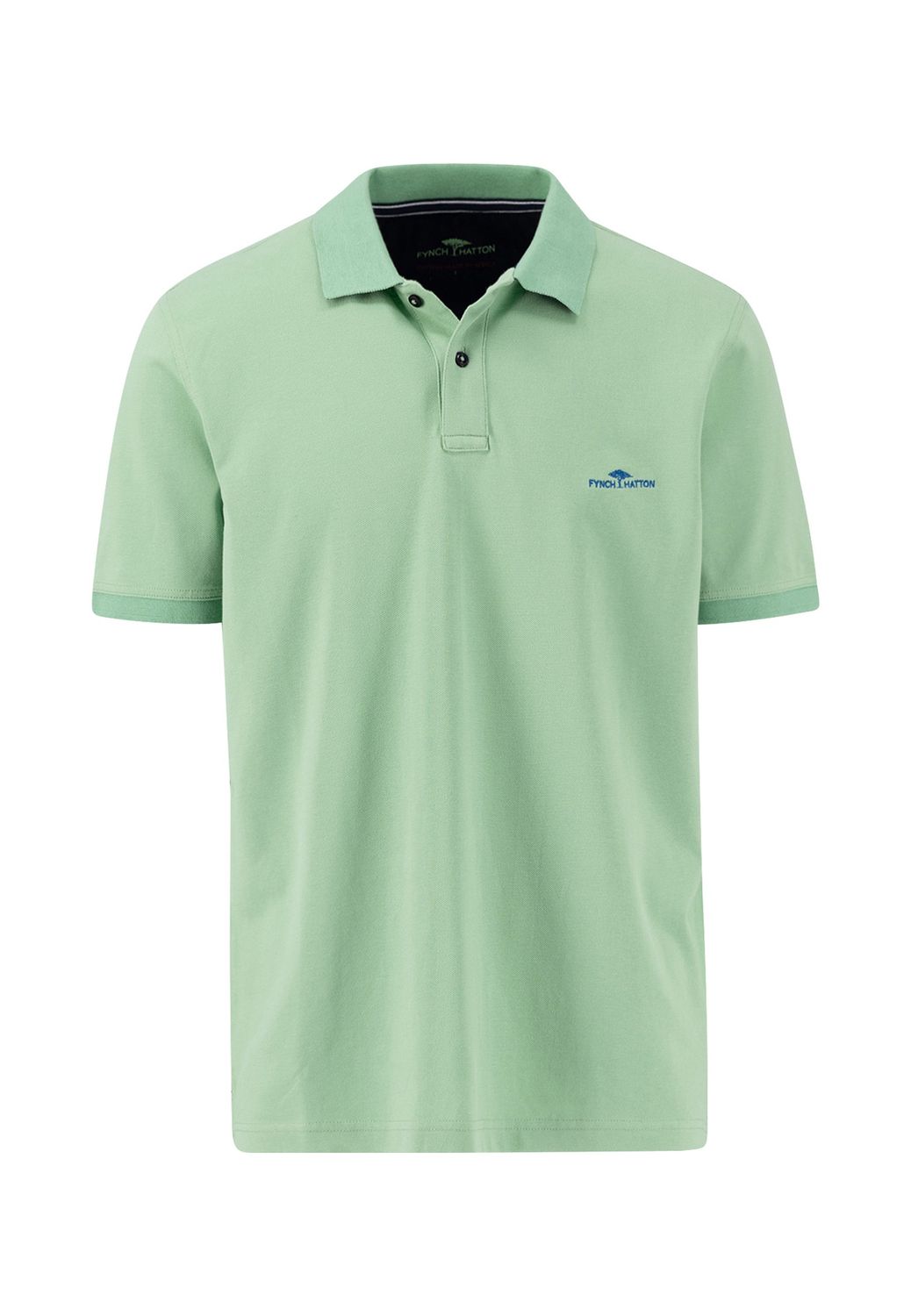 1504 4006 FYNCH HATTON POLO COL  722 CONTRAST TURF GREEN