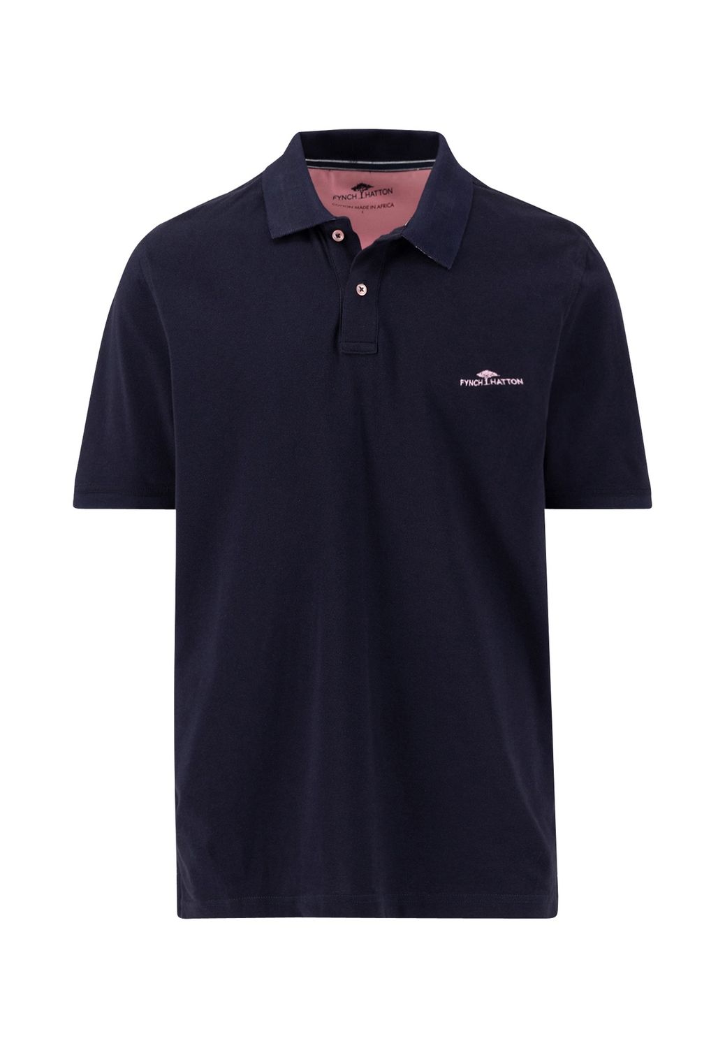 1504 4006 FYNCH HATTON POLO COL  685 CONTRAST NAVY