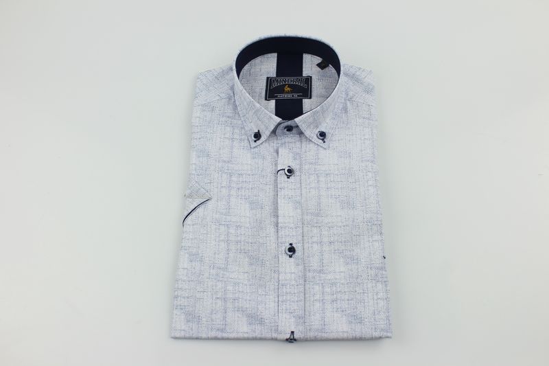 ML273151 SQUAT SS PRINT SHIRT NAVY
