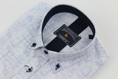 ML273151 SQUAT SS PRINT SHIRT NAVY