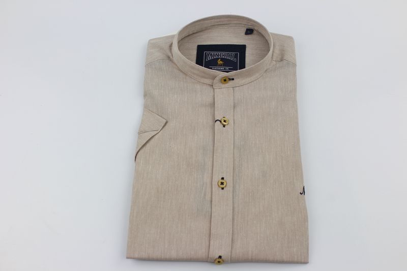ML273140 OFFICIAL SS LINEN SHIRT STONE