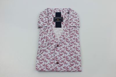ML273156 MUCH RESORT SS SHIRT WHITE/RED