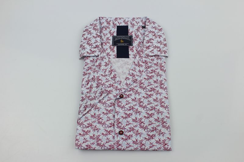 ML273156 MUCH RESORT SS SHIRT WHITE/RED