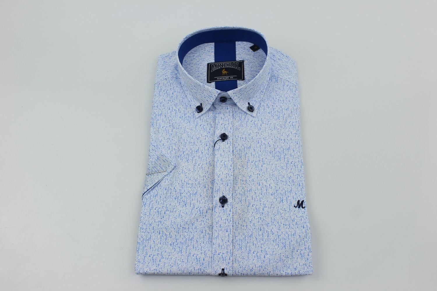ML273151 SQUAT SS PRINT SHIRT  SKY