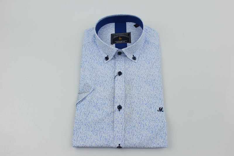 ML273151 SQUAT SS PRINT SHIRT  SKY