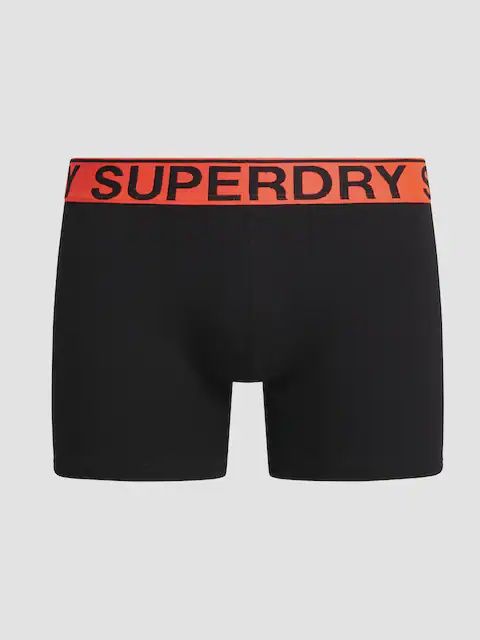 SUPERDRY BOXER TRIPLE PACK KHAKI STRIPE/KHAKI GRIT/BLACK M3110452B