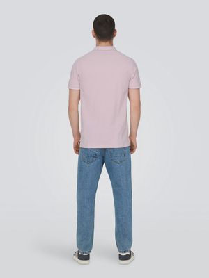 ONSFLETCHER SLIM SS POLO ZEPHYR/MELANGE 22024827