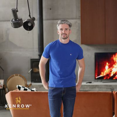 KR7 12004 BRAN TEE BLUE
