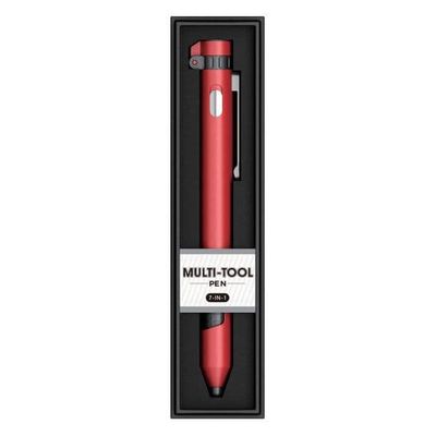 MULTI TOOL PEN BLANK RED M1059