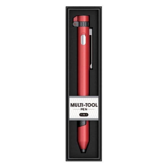 MULTI TOOL PEN BLANK RED M1059